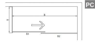 S-180 - Set C2Fix  PC, L = 1800 mm